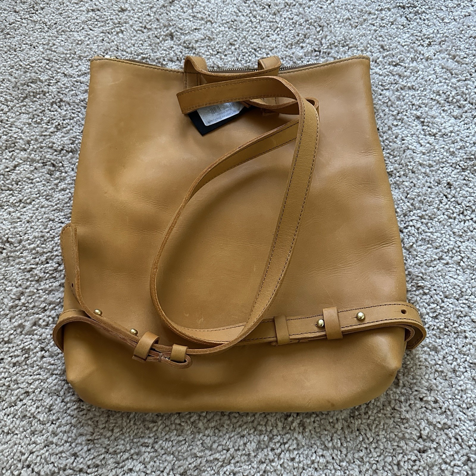 Parker Clay Miramar Leather Women's Backpack Rust Brown — image 2 of 8